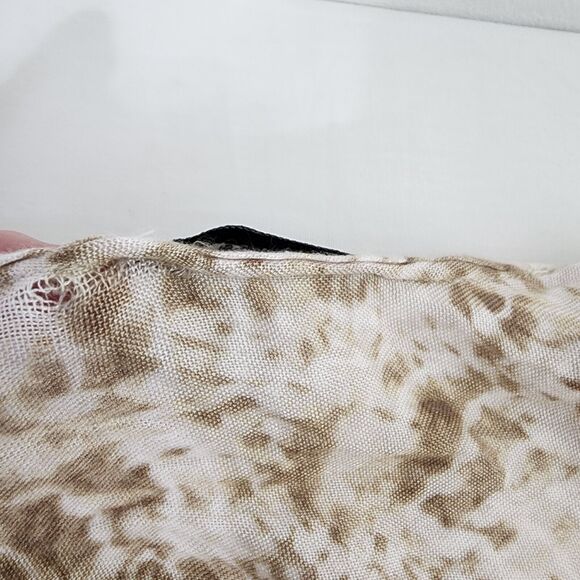 Nordstrom Kimono Cardigan One Size Ivory Sand Waverly Tassel Wrap 100% Viscose - Picture 10 of 12